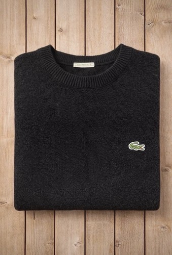 Pull lacoste noir - pull, col