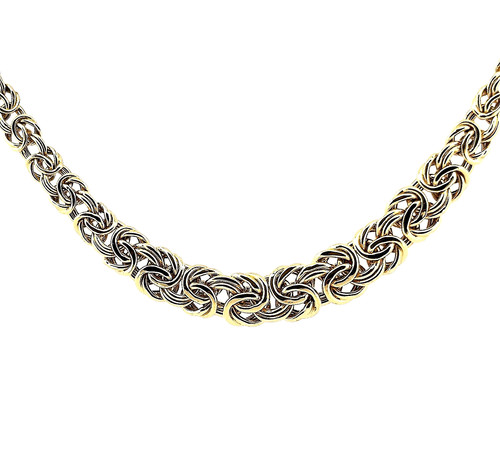 Collier maille royale or - collier,