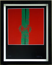 Sériegraphie Chrome Coat  ABSTRACTION LYRIQUE    Signé  PAUL RISCH