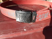 ceinture ikks femme Bordeaux 