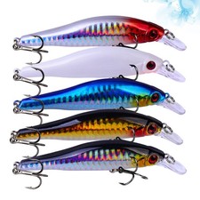  5 Pcs Accessoire De Peche Matériel Pêche Leurres Réalistes Lys Au Lac