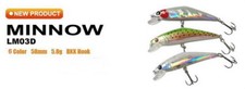 LUTAC LEURRE POISSON NAGEUR MINIST LM03D (BKK) TRUITE