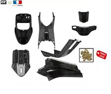 Kit Set 7 Carénage Noir Brillant + 2 Neutre MBK 50 Booster 2004-2014 + visserie
