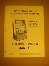 manuel de juke box:  SEEBURG