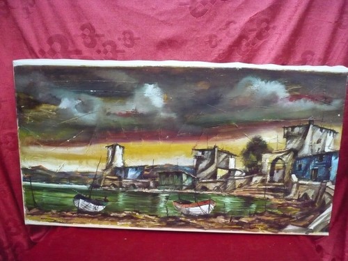 Ancien tableau artiste - ancien, d'artiste