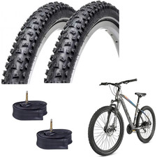 KIT 2 PNEUS VTT VÉLO 27,5 X 2,10 54-584 ZOOKA EAGLE + 2 CHAMBRES
