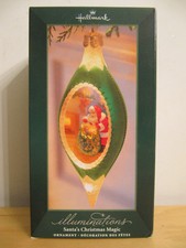 NEW Hallmark Illuminations “Santa’s Magic” Light Up Christmas Ornament
