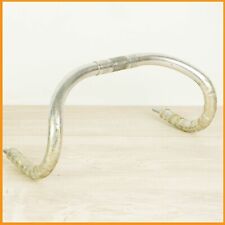 CINELLI 67 TRACK PISTA GUIDON 38 cm VÉLO VINTAGE 26 VÉLO ARGENT ANCIEN années 70