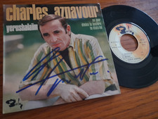 charles Aznavour autograph