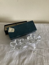 Salière et poivrière Cristal DAUM Nancy France