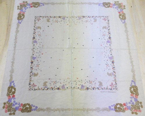 Foulard 100 soie vintage anni - soie,