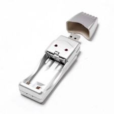 Chargeur usb aa / aaa nimh ordinateur chargeur de piles usb accus batterie poche