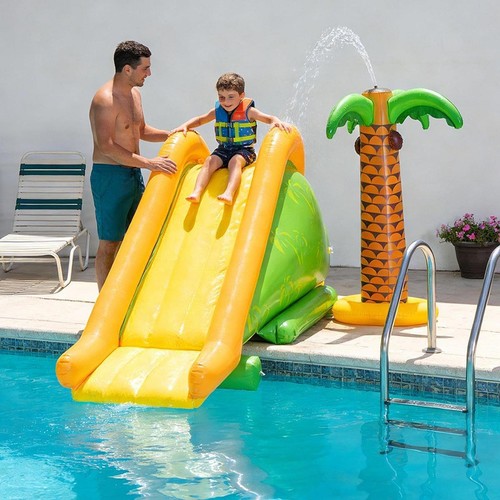 Toboggan gonflable haute