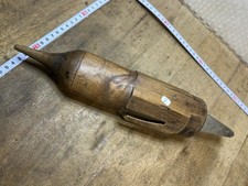 outil ancien, coffin Bois + Pierre de faucheur , art populaire, déco Réf n° 3