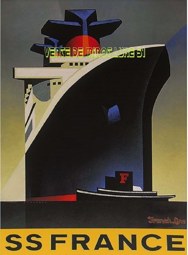 France french line havre - le,