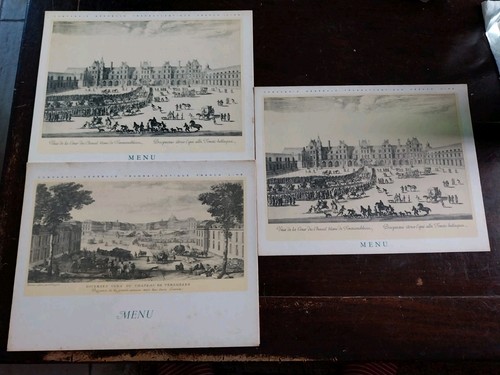 Menus anciens compagnie - anciens,