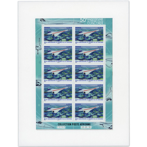 France feuille poste aérienne - france,