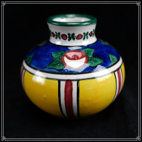 Elegant petit vase faience - elegant,