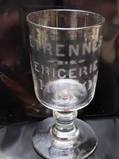 Verre à Pied Ancien Soufflé