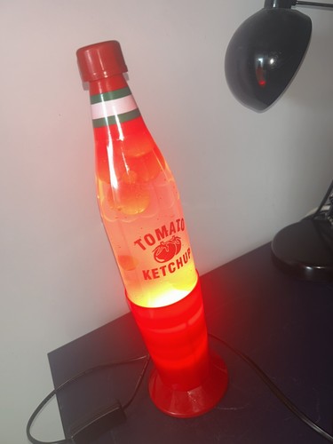 Lampe lave vintage ketchup - à,
