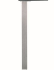 Inox Pied de Table Bloc 87cm Réglable en Hauteur + 1cm Support 6x6cm max.150kg
