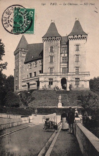 Carte postale pau - carte,