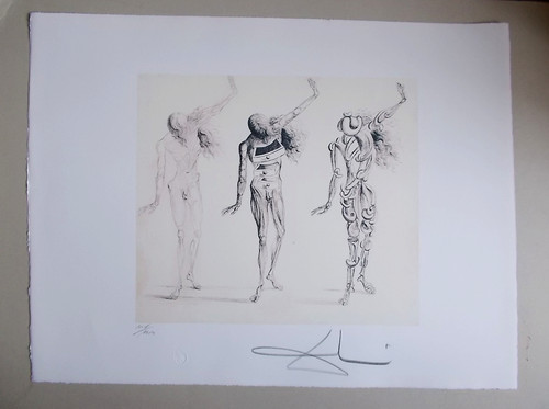Lithographie salvador dali - , "
