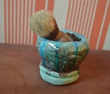  ANCIEN BLAIREAU + BOL CERAMIQUE RASAGE PA LAME COUPE CHOU RASOIR MOUSSE A RASER