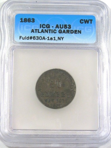 Guerre civile token 1863 - civile,