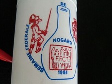 Bidon gourde FFCT NOGARO 1984