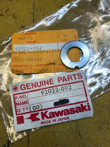 Rondelle blocage 12mm kawasaki - rondelle,