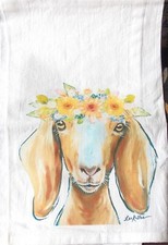 TORCHON IMPRIME FANTAISIE