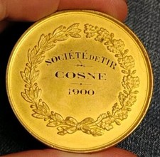 FRANCE - Médaille Société de Tir VILLE DE COSNE 1900 ( Nièvre ) 58 / RARE & SPL 