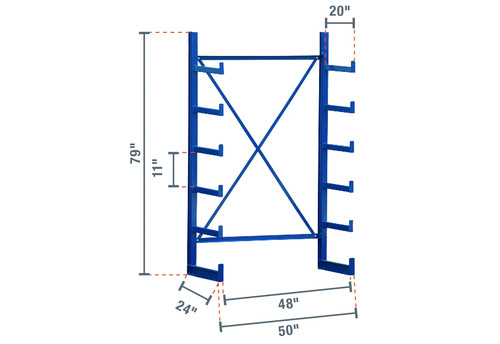 Single sided cantilever - single-sided,