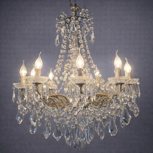 Lustre ancien bronze - lustre, et