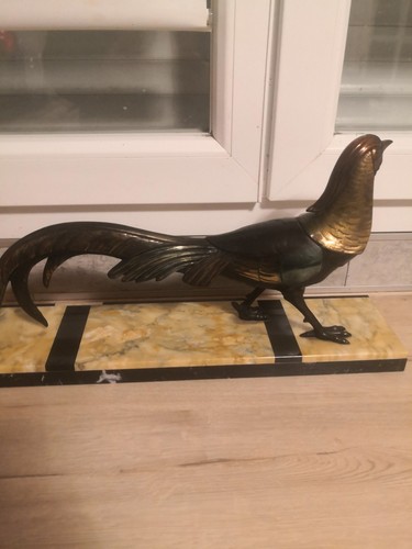 Sculpture animalière faisan