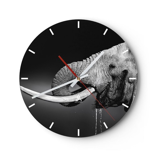 Horloge murale verre - murale,