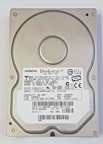 Disque dur ide - dur, hitachi