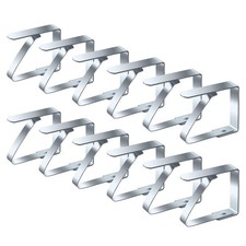 Pinces à Nappe en Acier Inoxydable - pour Dessus de Table jusquà 3 cm dépaiss...