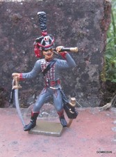 STARLUX ATLAS EMPIRE PLOMB / SOLDAT OFFICIER HUSSARD DU 3ème REGIMENT