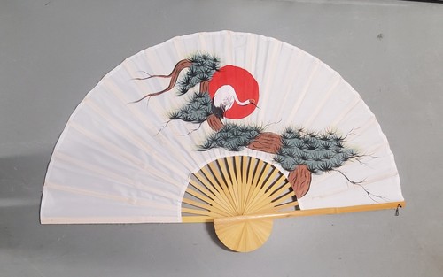 Grand eventail japonais - grand, soie