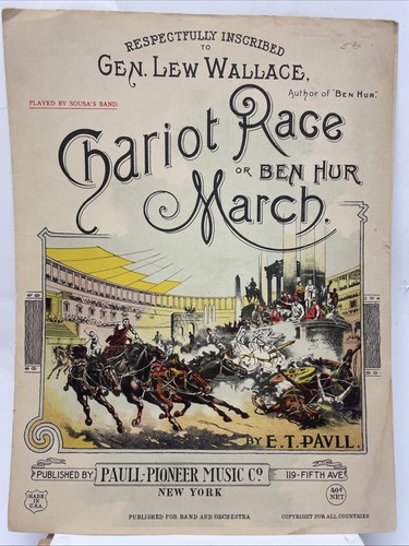 Partition piano ben hur chant - ben,