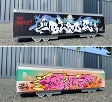 BLADE GRAFFITI on TRAIN WAGON MAKET Double Face SEEN/COPE2/DAZE/TAKI/ZENOY/156