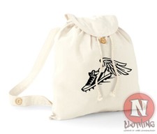 Sac À Dos Sneaker Avec Des Ailes Plage Vacances École Collège En Coton Bio