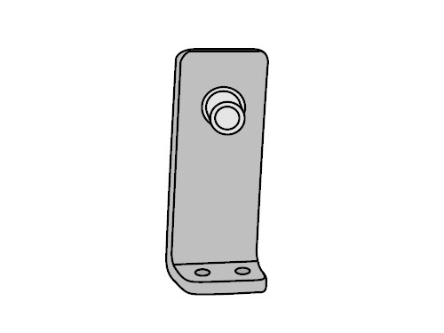 Support surround porte avant - support,