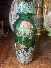 Vase Art Nouveau verre Vert