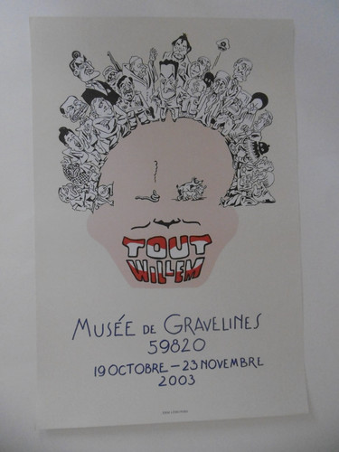 Willem affiche litho 2003 - affiche,