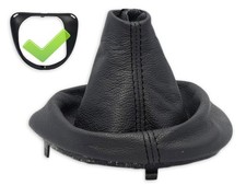 POUR RENAULT MASCOTT 2004-2010 SOUFFLET LEVIER DE VITESSE CUIR NOIR + CADRE