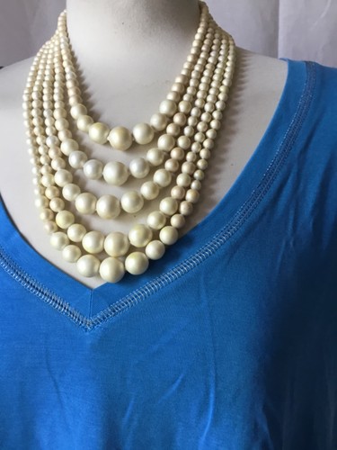 Imposant collier rangs - collier,