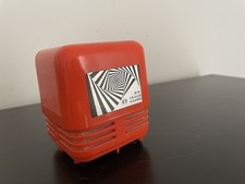 mini aspirateur de table vintage orange space age 70s 80s PORT OFFERT